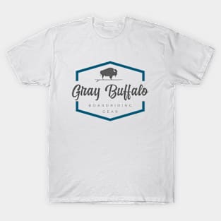 Gray Buffalo Boardriding Gear - cursive T-Shirt